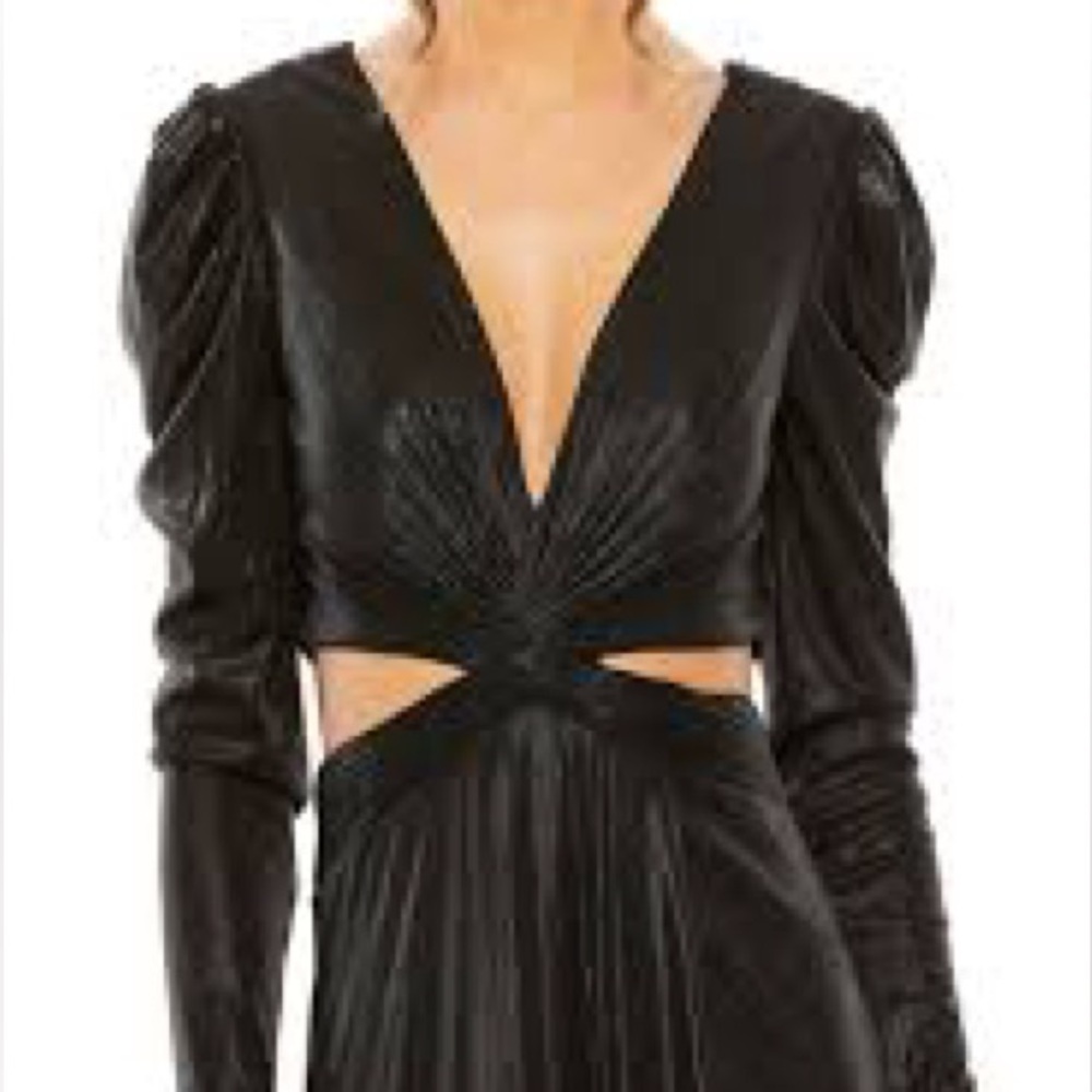 (119)❤️❤️ BNWT MAC DUGGAL 27060 Elegant Black Cutout Dress